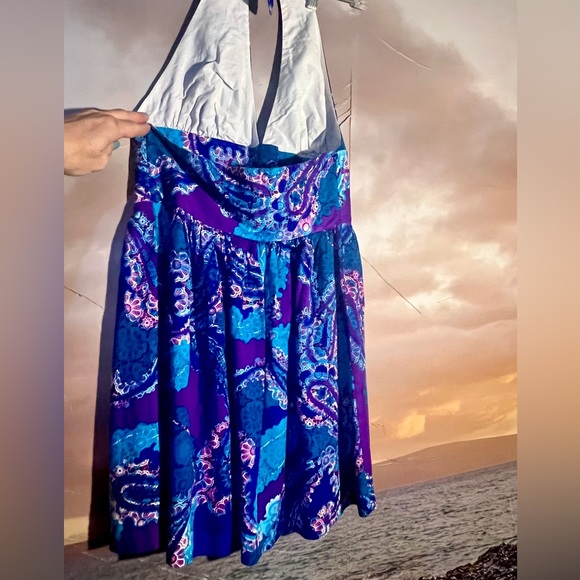 Vintage 60s Hawaiian Halter Minidress - Picture 4 of 8